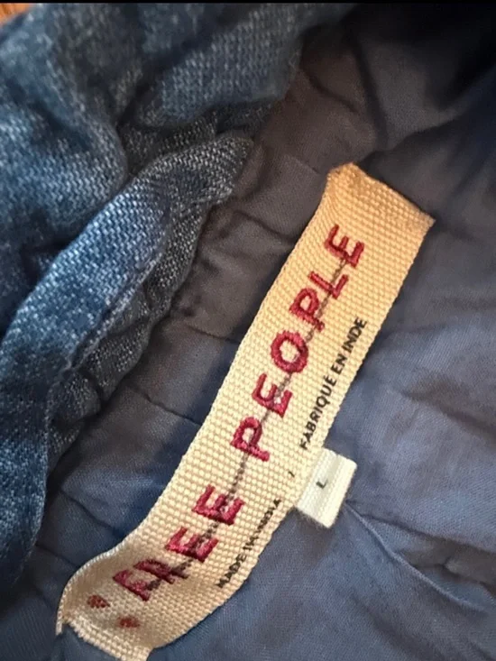 New Free People Quinn Quilted Jacket Size L - Picture 7 of 7